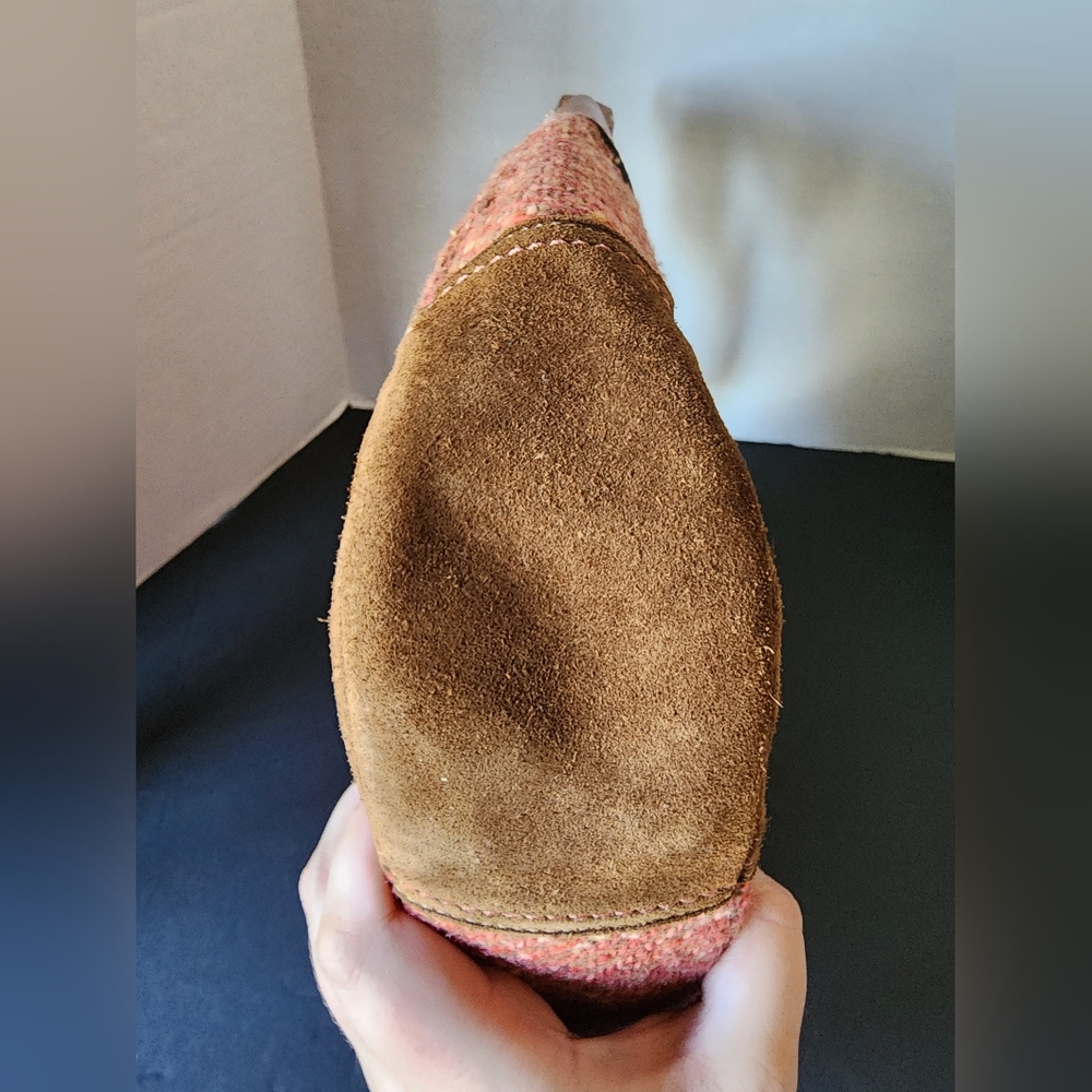 Coach Hampton Herringbone Slim Hobo - Leather, Suede, & Tweed, EUC, 2007, F11214 - Picture 9 of 15